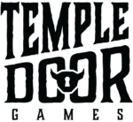 Temple Door Games Logo - Black